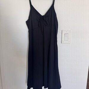Hollister Black Sleeveless Dress with Tie Detail
